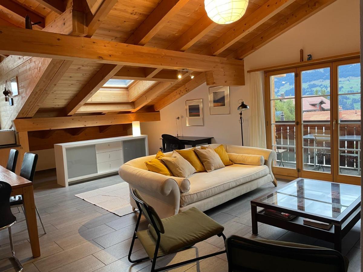 Attic In The Alps Apartment Luzein Luaran gambar