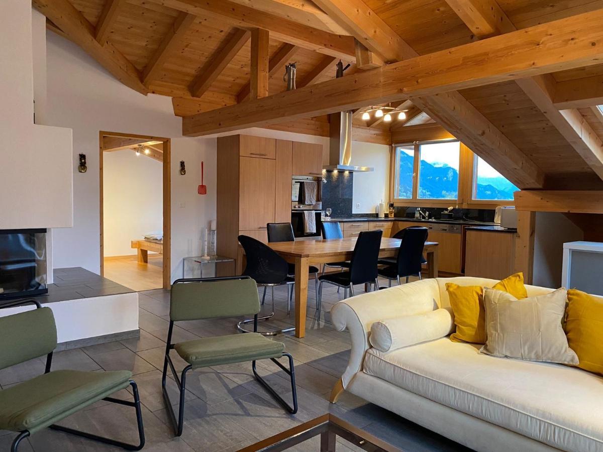 Attic In The Alps Apartment Luzein Luaran gambar